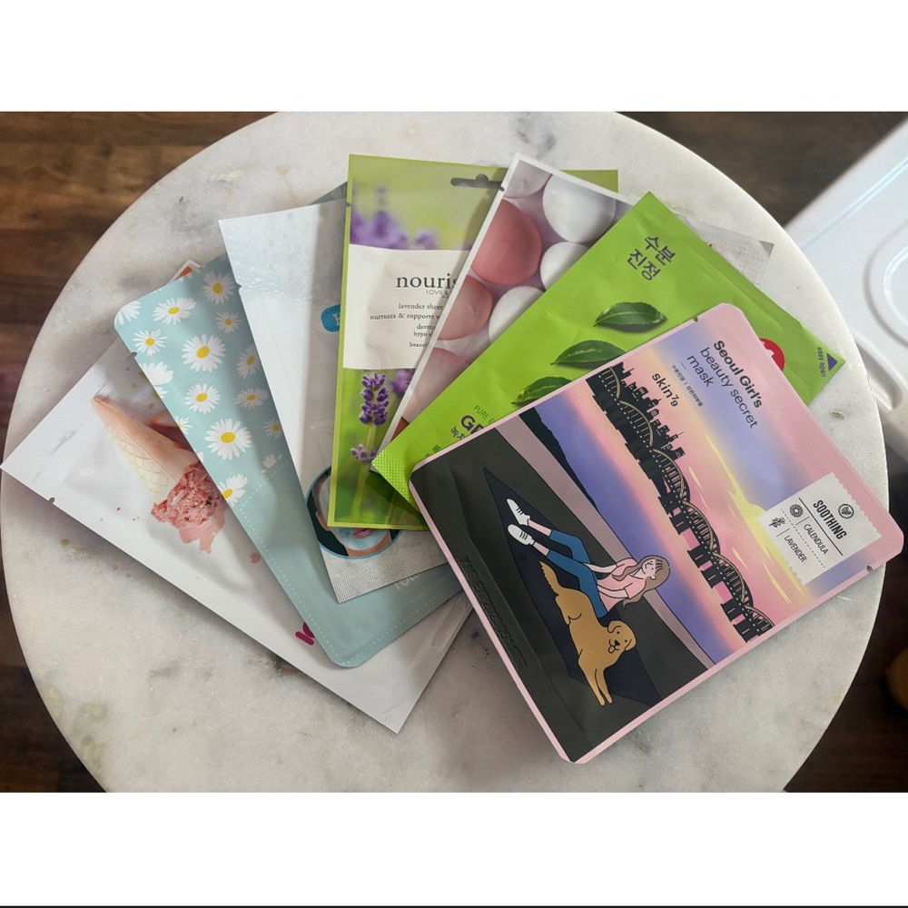 K-Beauty sheet mask bundle